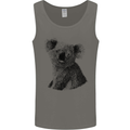 A Koala Bear Drawing Mens Vest Tank Top Charcoal