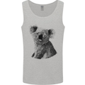 A Koala Bear Drawing Mens Vest Tank Top Sports Grey