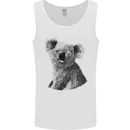 A Koala Bear Drawing Mens Vest Tank Top White