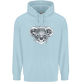 A Koala Bear Head Childrens Kids Hoodie Light Blue