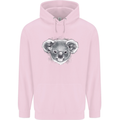 A Koala Bear Head Childrens Kids Hoodie Light Pink