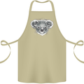 A Koala Bear Head Cotton Apron 100% Organic Khaki