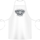 A Koala Bear Head Cotton Apron 100% Organic White