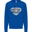 A Koala Bear Head Kids Sweatshirt Jumper Royal Blue