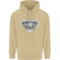 A Koala Bear Head Mens 80% Cotton Hoodie Sand