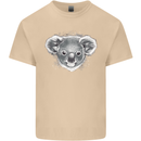 A Koala Bear Head Mens Cotton T-Shirt Tee Top Sand