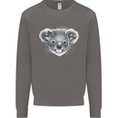 A Koala Bear Head Mens Sweatshirt Jumper Charcoal