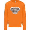 A Koala Bear Head Mens Sweatshirt Jumper Orange