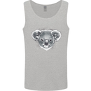 A Koala Bear Head Mens Vest Tank Top Sports Grey
