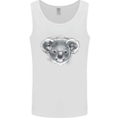 A Koala Bear Head Mens Vest Tank Top White