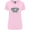 A Koala Bear Head Womens Wider Cut T-Shirt Light Pink