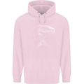 A Komodo Dragon Childrens Kids Hoodie Light Pink