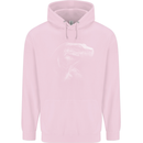 A Komodo Dragon Childrens Kids Hoodie Light Pink