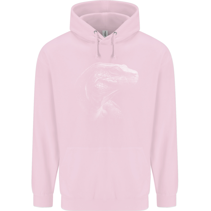 A Komodo Dragon Childrens Kids Hoodie Light Pink