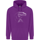 A Komodo Dragon Childrens Kids Hoodie Purple