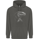 A Komodo Dragon Childrens Kids Hoodie Storm Grey