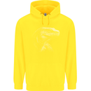 A Komodo Dragon Childrens Kids Hoodie Yellow