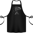 A Komodo Dragon Cotton Apron 100% Organic Black
