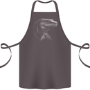 A Komodo Dragon Cotton Apron 100% Organic Dark Grey