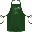 A Komodo Dragon Cotton Apron 100% Organic Forest Green
