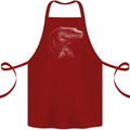 A Komodo Dragon Cotton Apron 100% Organic Maroon