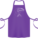 A Komodo Dragon Cotton Apron 100% Organic Purple