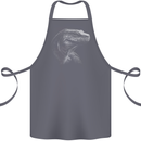 A Komodo Dragon Cotton Apron 100% Organic Steel