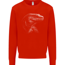 A Komodo Dragon Kids Sweatshirt Jumper Bright Red
