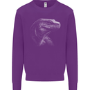 A Komodo Dragon Kids Sweatshirt Jumper Purple