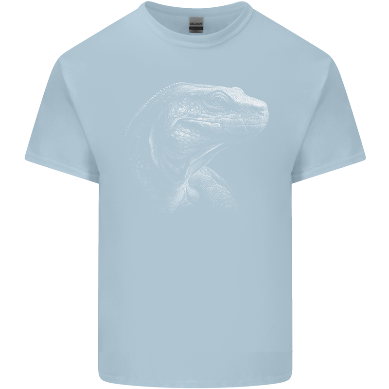 A Komodo Dragon Kids T-Shirt Childrens Light Blue