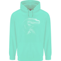 A Komodo Dragon Mens 80% Cotton Hoodie Peppermint