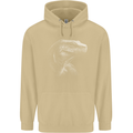 A Komodo Dragon Mens 80% Cotton Hoodie Sand