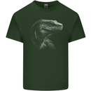 A Komodo Dragon Mens Cotton T-Shirt Tee Top Forest Green