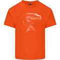 A Komodo Dragon Mens Cotton T-Shirt Tee Top Orange