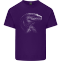 A Komodo Dragon Mens Cotton T-Shirt Tee Top Purple