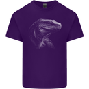 A Komodo Dragon Mens Cotton T-Shirt Tee Top Purple