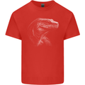 A Komodo Dragon Mens Cotton T-Shirt Tee Top Red