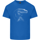 A Komodo Dragon Mens Cotton T-Shirt Tee Top Royal Blue