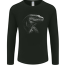 A Komodo Dragon Mens Long Sleeve T-Shirt Black