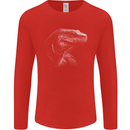 A Komodo Dragon Mens Long Sleeve T-Shirt Red