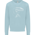 A Komodo Dragon Mens Sweatshirt Jumper Light Blue
