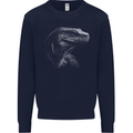 A Komodo Dragon Mens Sweatshirt Jumper Navy Blue