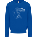 A Komodo Dragon Mens Sweatshirt Jumper Royal Blue