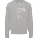 A Komodo Dragon Mens Sweatshirt Jumper Sports Grey