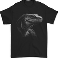 A Komodo Dragon Mens T-Shirt 100% Cotton Black