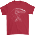 A Komodo Dragon Mens T-Shirt 100% Cotton Red