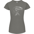 A Komodo Dragon Womens Petite Cut T-Shirt Charcoal