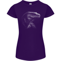 A Komodo Dragon Womens Petite Cut T-Shirt Purple