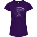 A Komodo Dragon Womens Petite Cut T-Shirt Purple