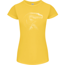 A Komodo Dragon Womens Petite Cut T-Shirt Yellow